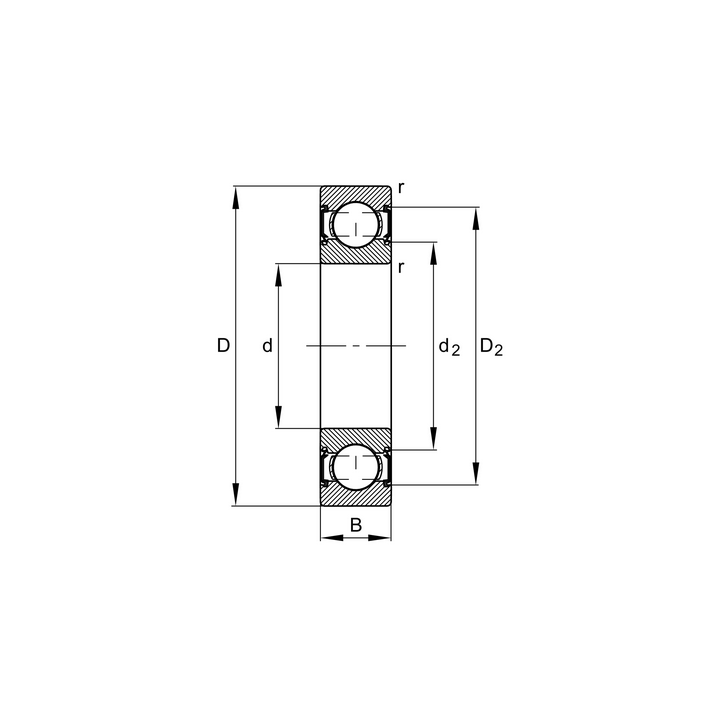 Rodamiento 45 x 85 x 19