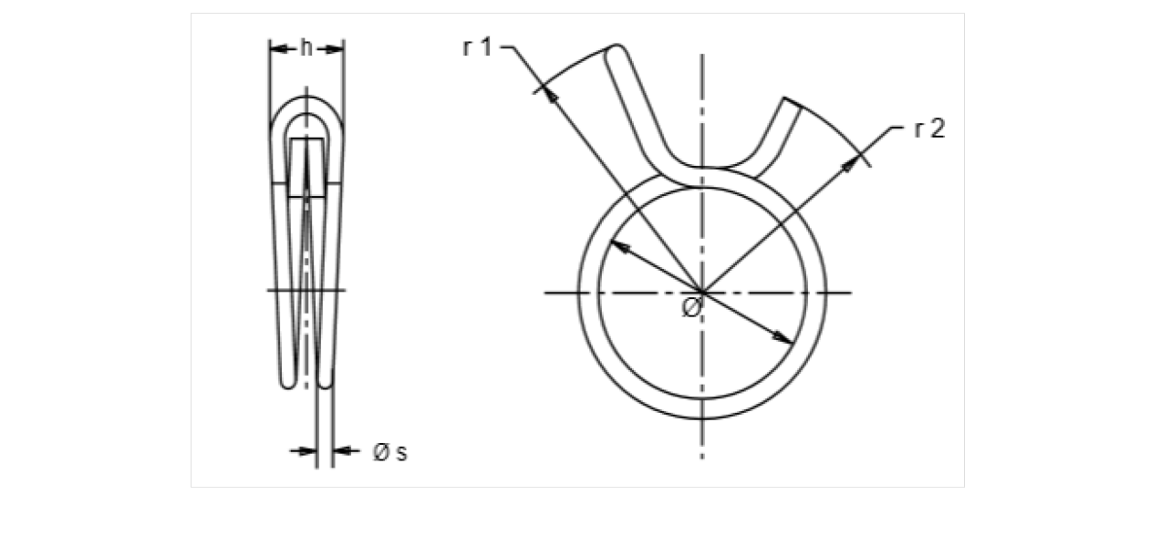 abrazadera alambre cotas